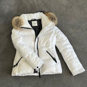 COPY - SAM. BLAKE DOWN PUFFER WITH FUR HOOD